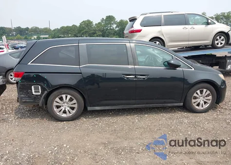 2014 Honda Odyssey Ex z USA, uszkodzony, nr VIN 5FNRL5H42EB134388